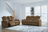 Hoover Furniture Outlet - Ashley Furniture - Wolfridge Power Reclining Sofa and Loveseat - Power Reclining Sofa and Loveseat - 60703U1
